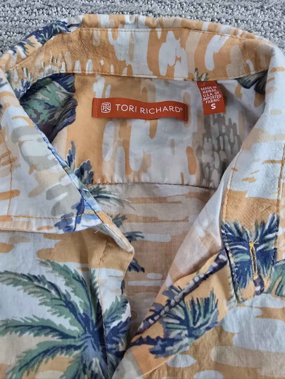 🎰Tori Richard Vintage Tropical Hawaiian Camp Shirt Msrp $128 - Picture 2 of 7